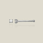 14K Solid Gold Diamond Nose Bone Stud – Anygolds