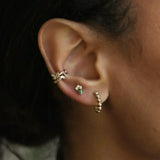 14K Solid Gold Marquise Cluster Stud – Anygolds