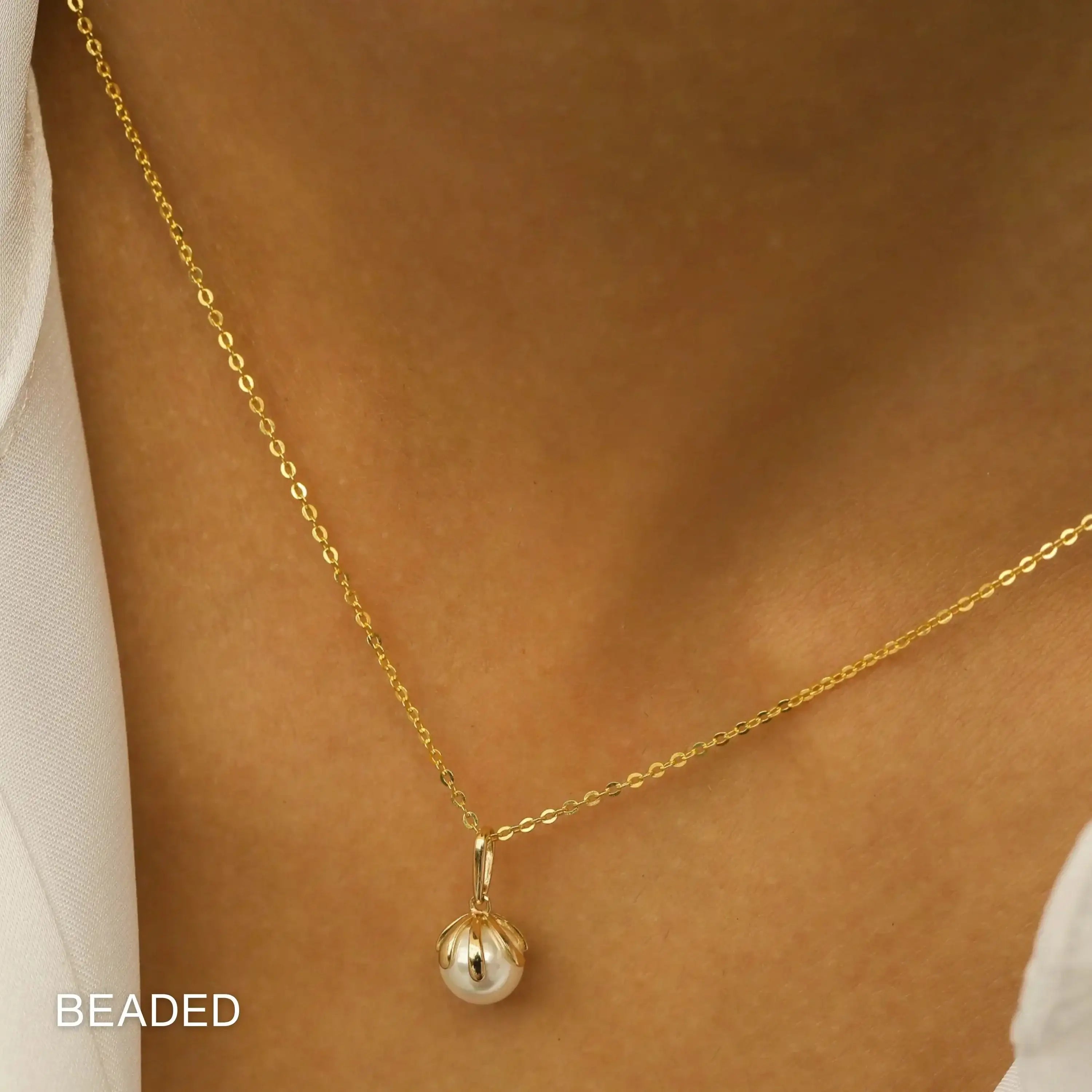 14K Solid Gold Necklace Chain – Anygolds