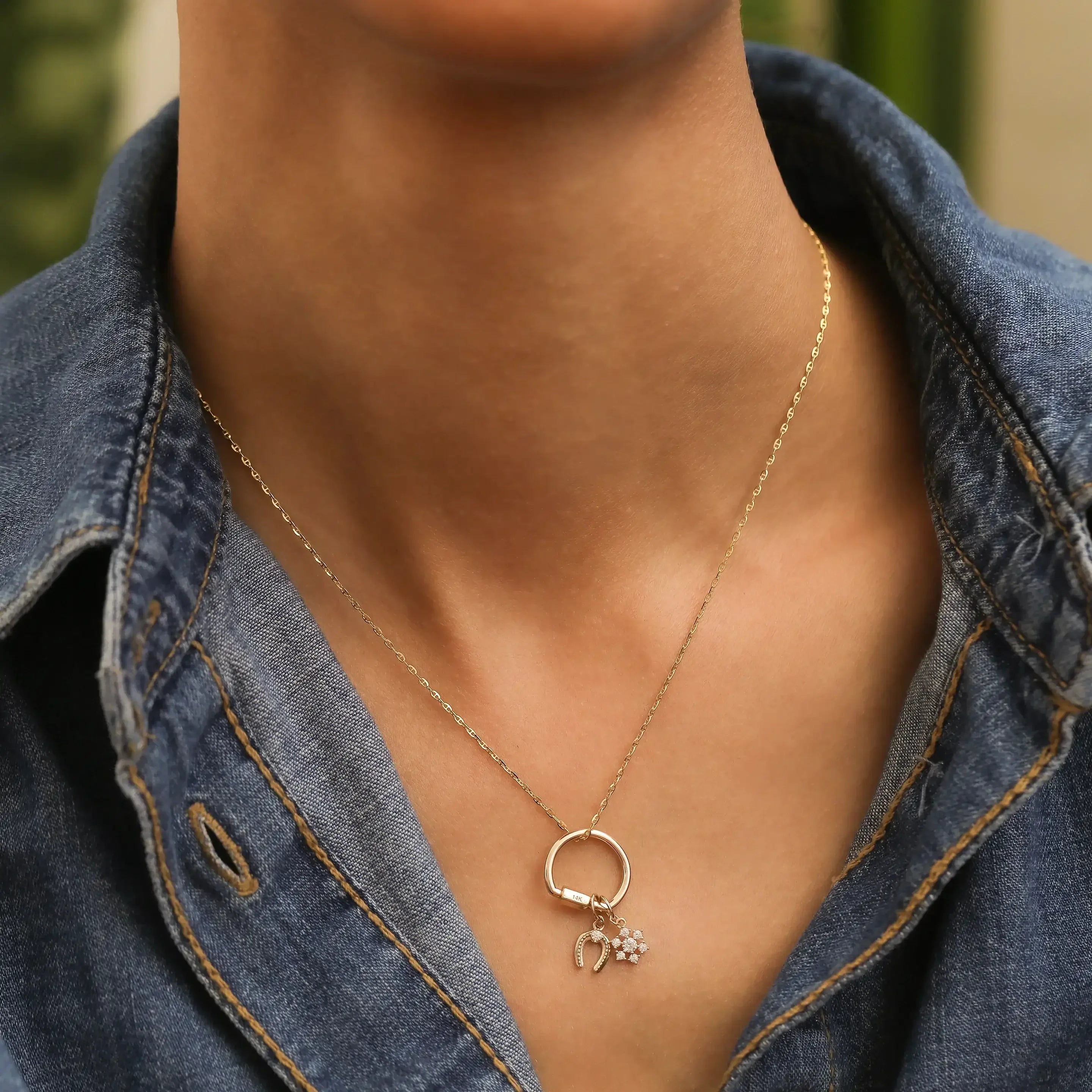 14K Solid Gold Anchor Chain – Anygolds