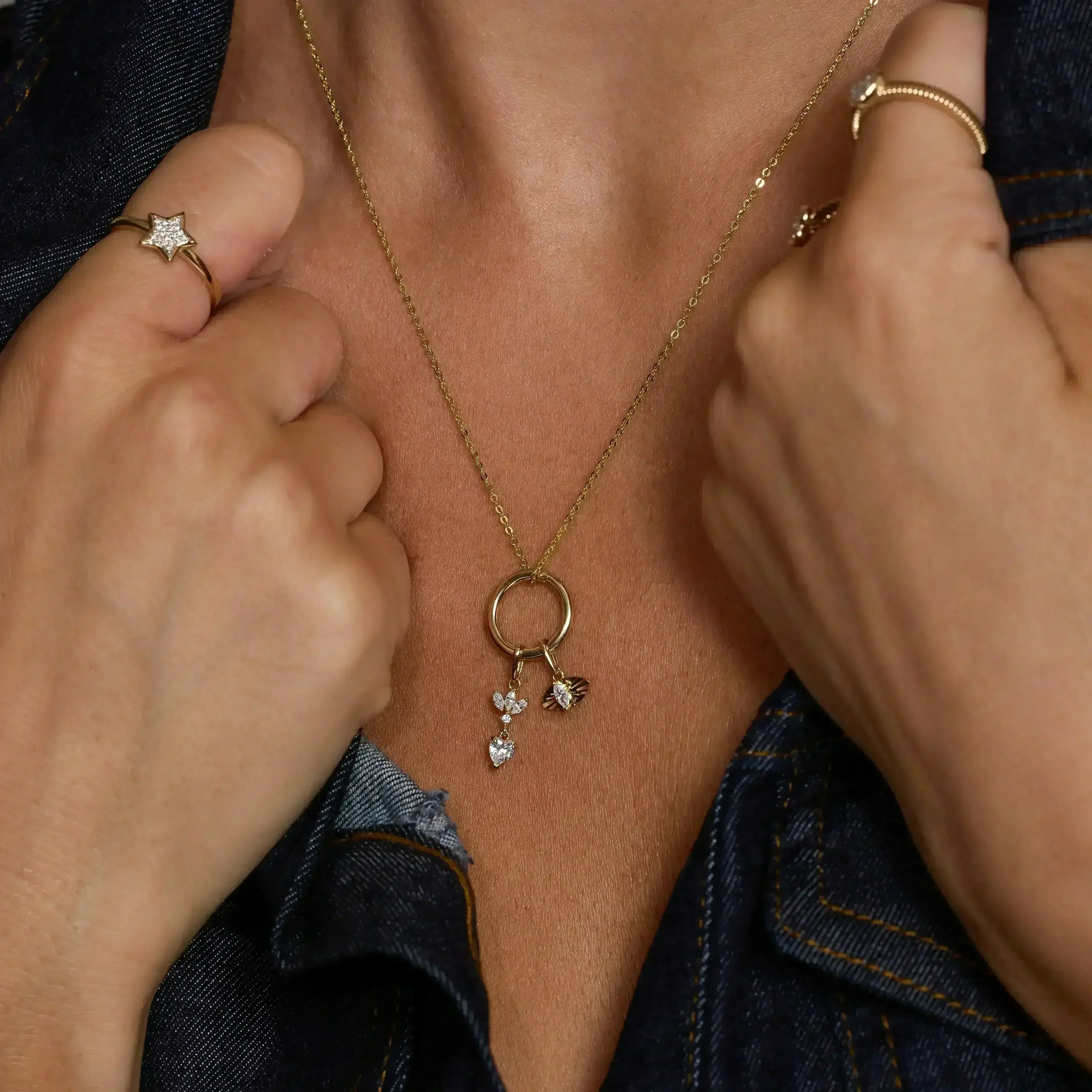 14K Solid Gold Beaded Chain – Anygolds