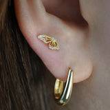 Oval Bold Hoop Earrings