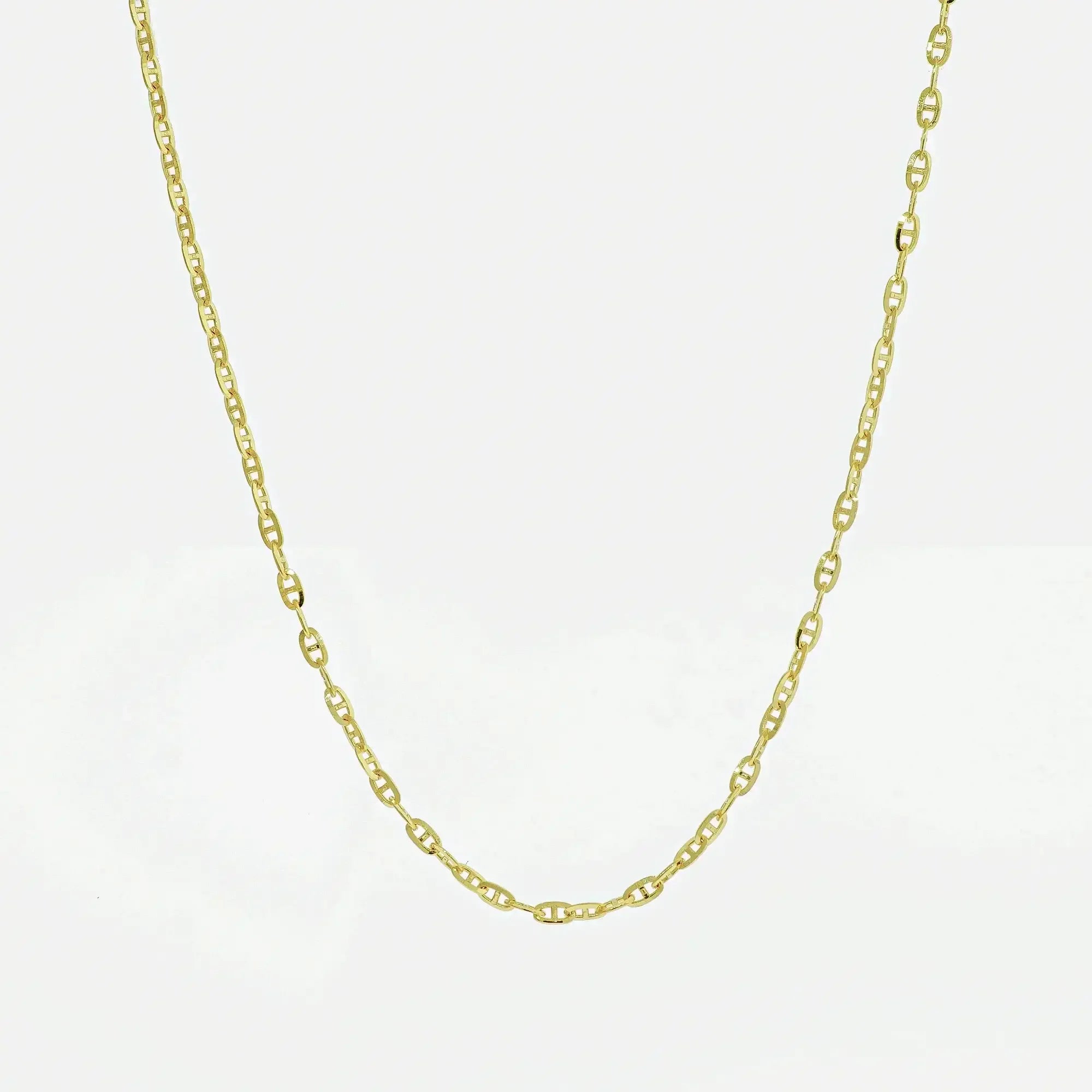 14K Solid Gold Anchor Chain – Anygolds