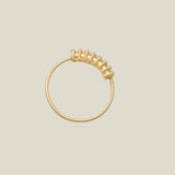 14K Solid Gold Baguette CZ Endless Hoop – Anygolds