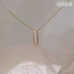 14K Solid Gold Paper Clip Clicker Connector – Anygolds