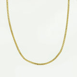 14K Solid Gold Wheat Chain – Anygolds