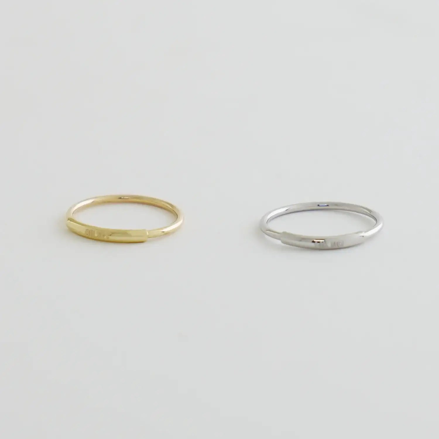 14K Solid Gold Plain Endless Hoop – Anygolds