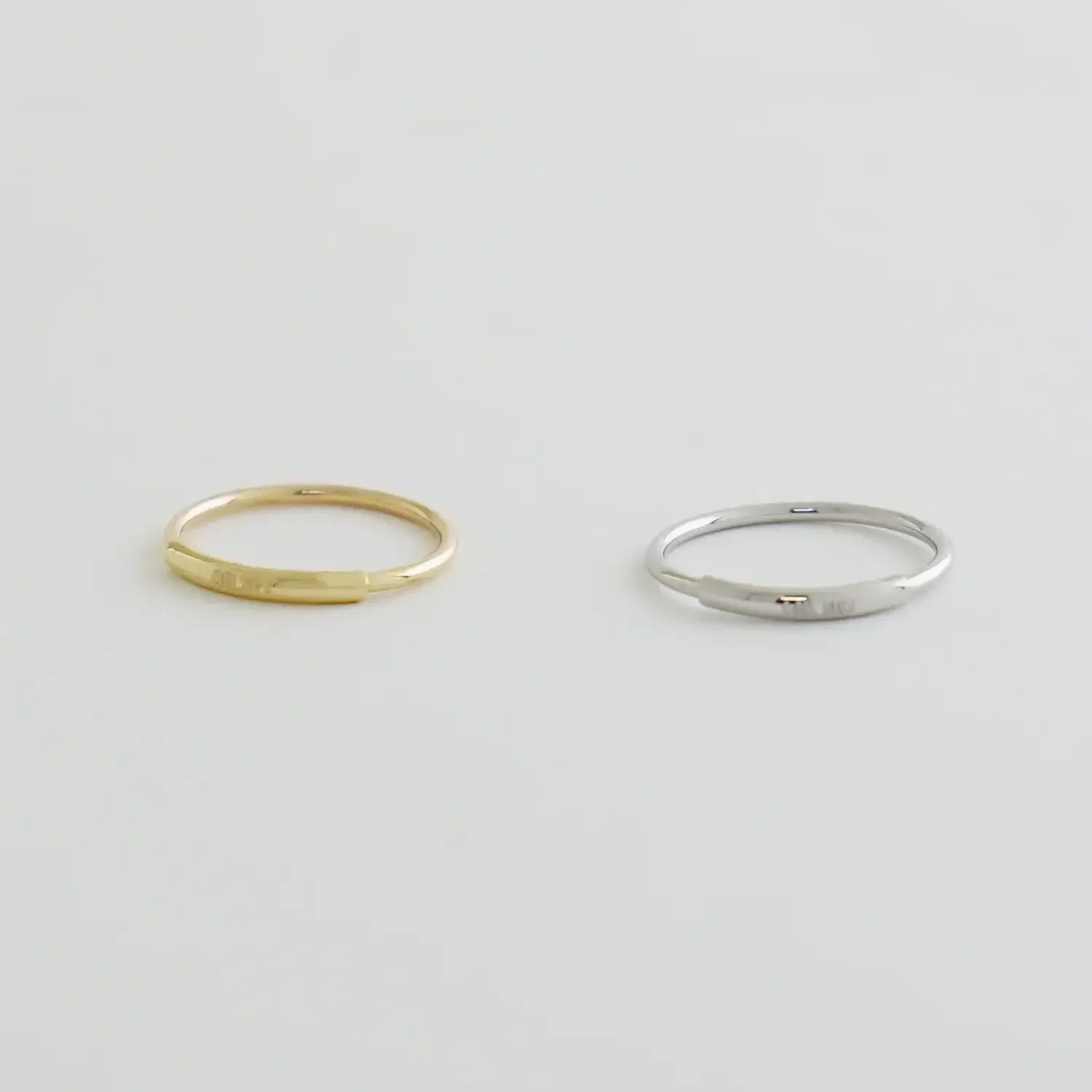 14K Solid Gold Plain Endless Hoop – Anygolds