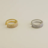14K Solid Gold CZ Prong Eternity Bold Ear Cuff – Anygolds
