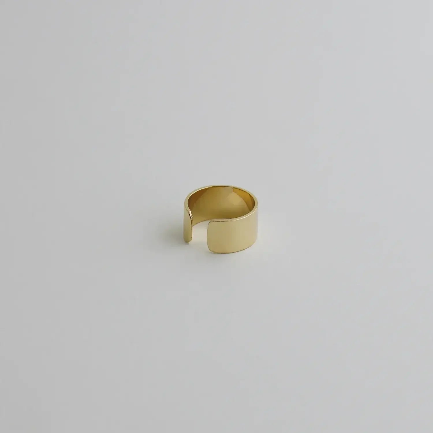 14K Solid Gold Essential Bold Ear Cuff – Anygolds
