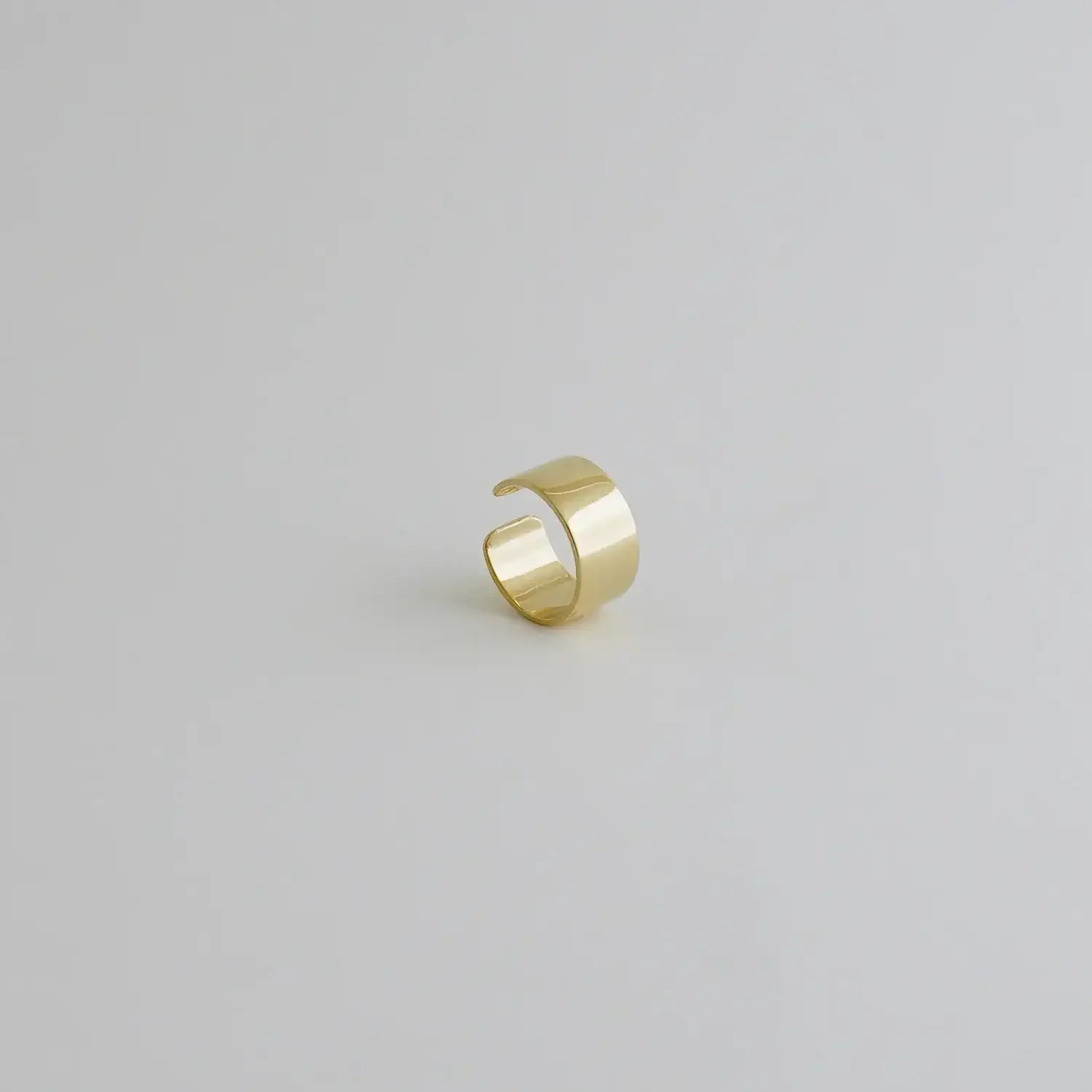 14K Solid Gold Essential Bold Ear Cuff – Anygolds
