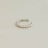 14K Solid Gold Beaded Gold Ear Cuff – Anygolds