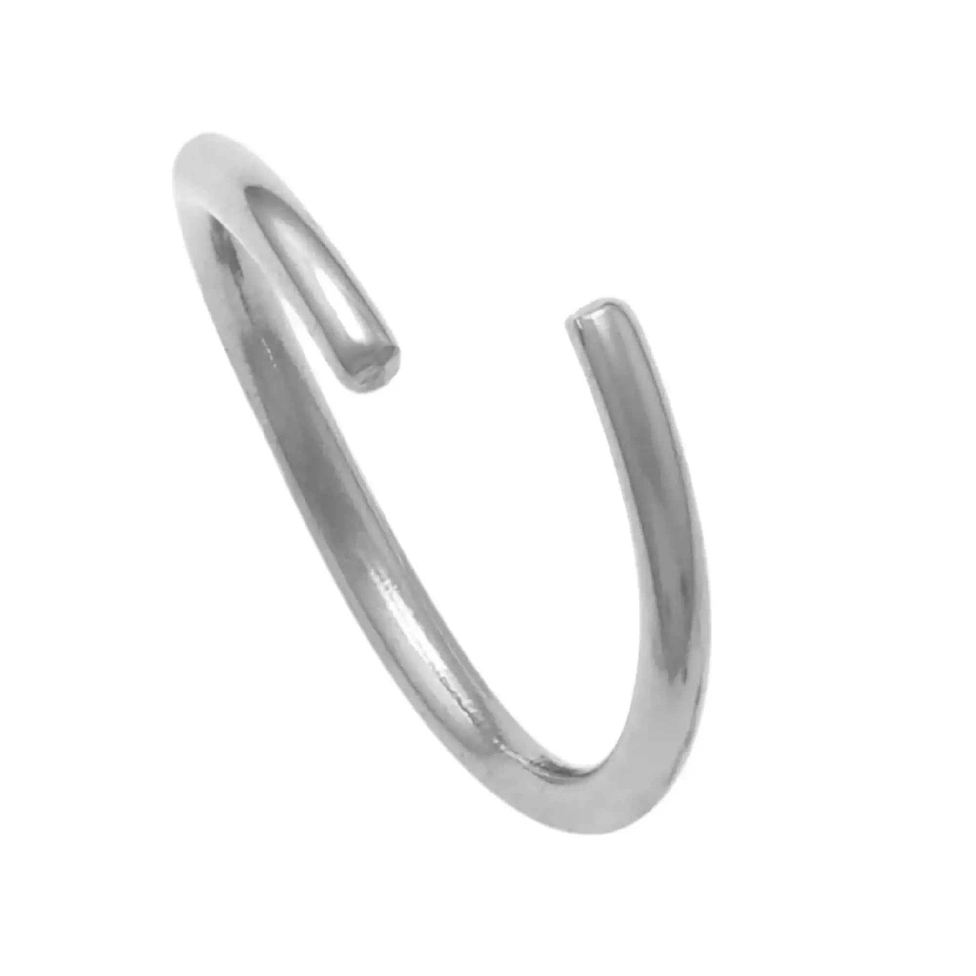 14K Solid Gold Seamless Continuous Hoop – Anygolds