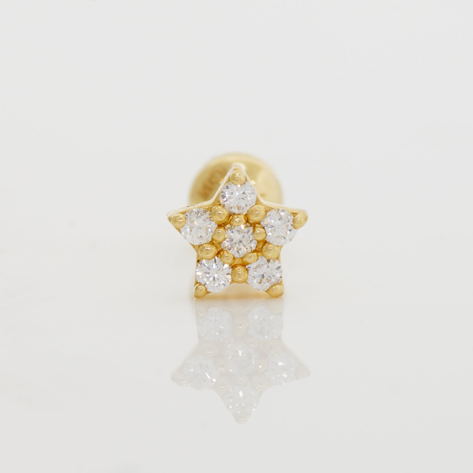 Mini Star Diamond Stud Piercing