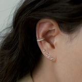 14K Solid Gold Diamond Climber Star Constellation Stud – Anygolds