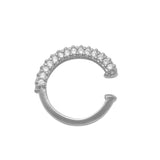 14K Solid Gold CZ Dazzling Ear Cuff – Anygolds