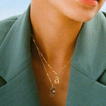 14K Solid Gold Diamond Gothic Initial Pendant – Anygolds