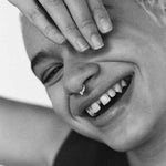 14K Solid Gold CZ Spike Leaf Clicker Hoop – Anygolds