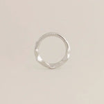 14K Solid Gold Wrinkled Clicker Hoop – Anygolds