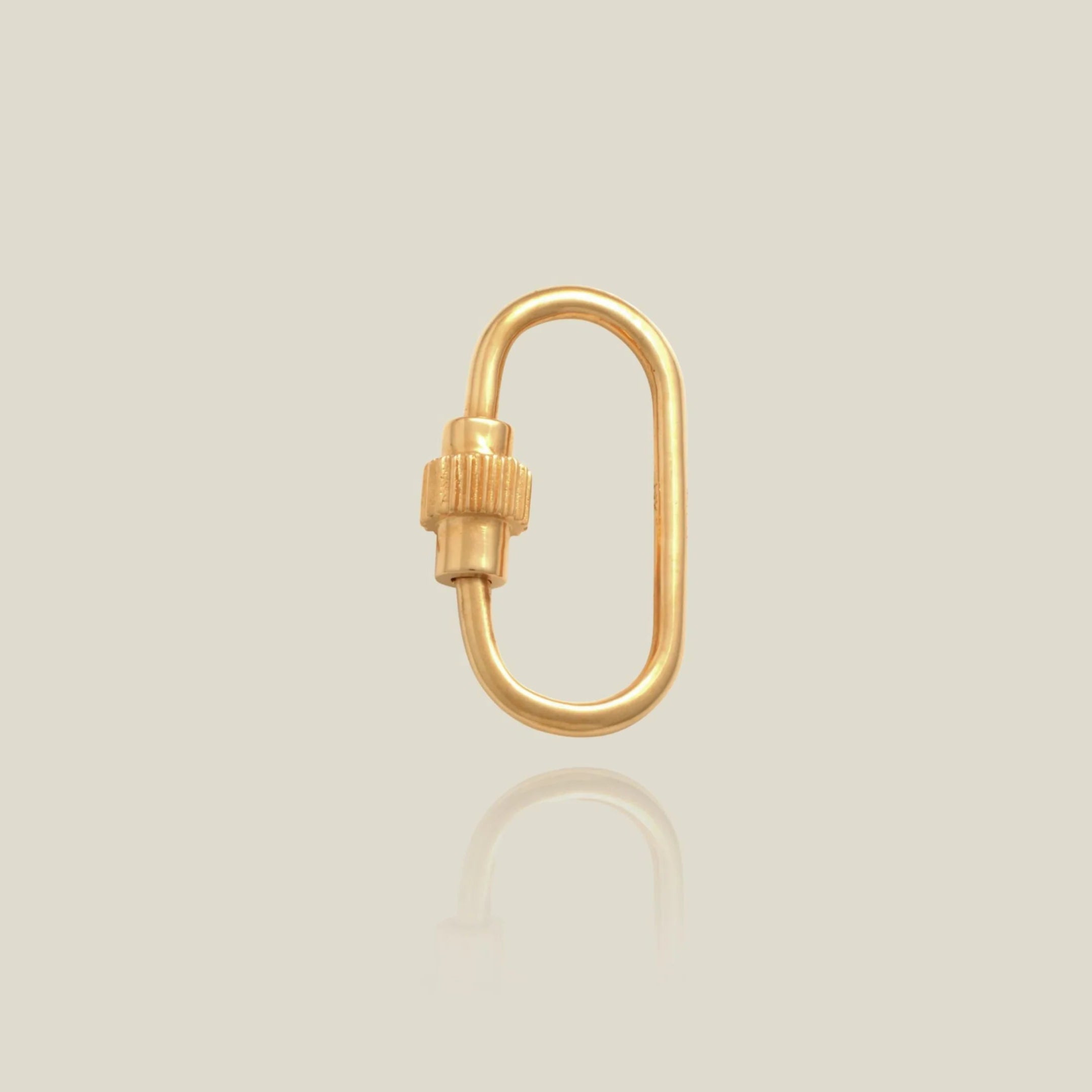 Barrel Oval Carabiner Screw Connector - Anygolds
