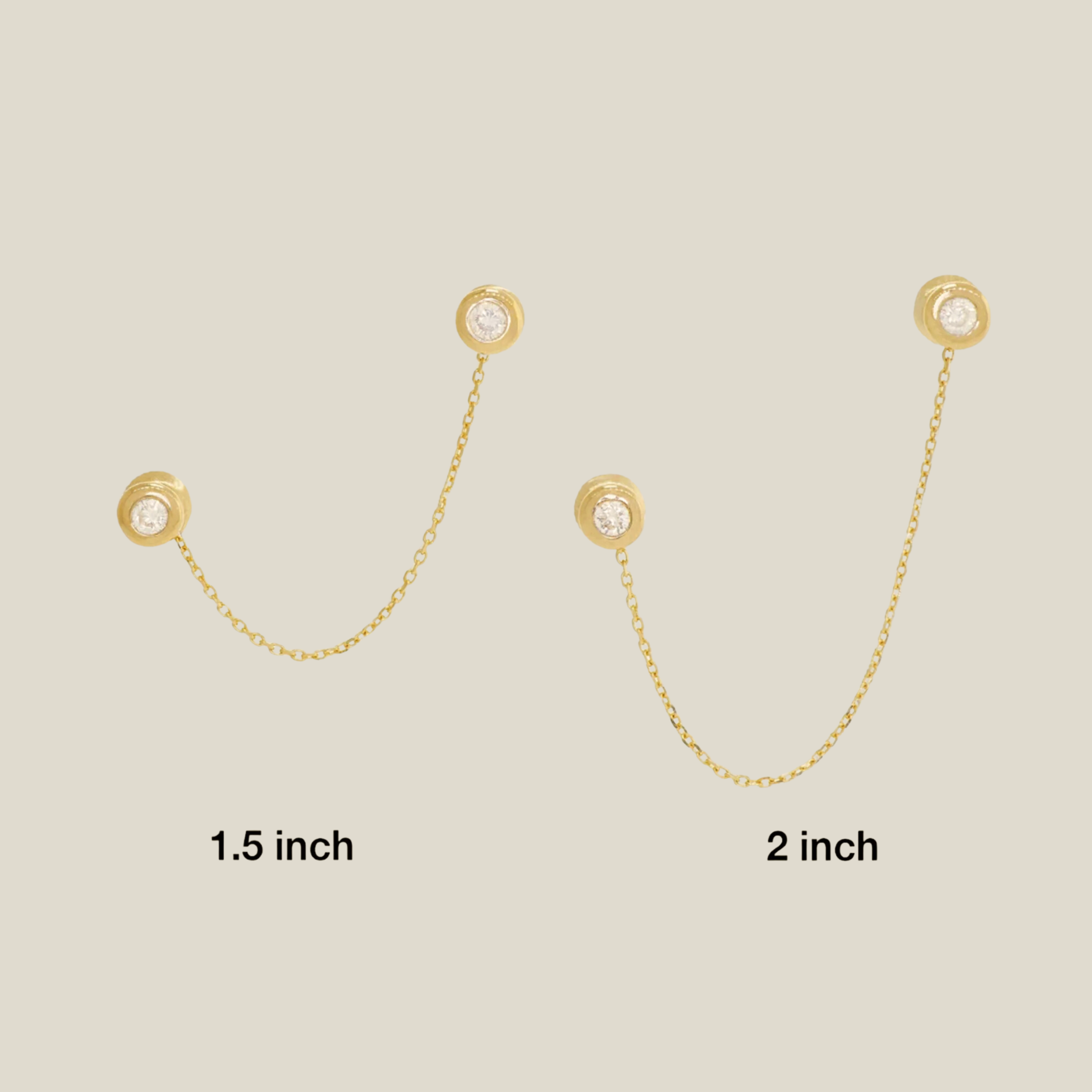 Solid Gold Extention Chain - Anygolds