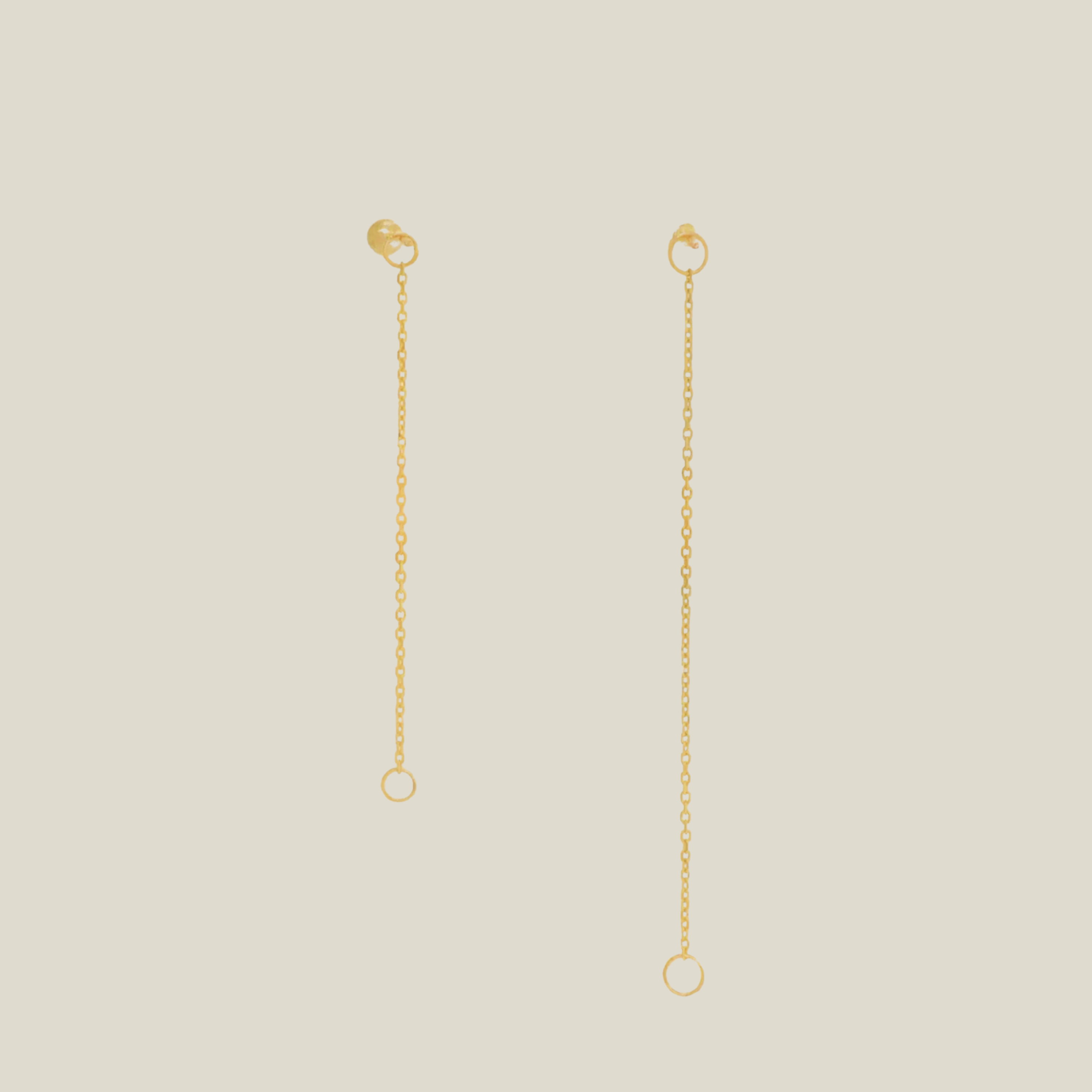 Solid Gold Extention Chain - Anygolds