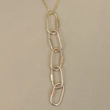 14K Solid Gold Oval Carabiner Screw Connector – Anygolds