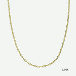 14K Solid Gold Necklace Chain - Anygolds