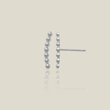 Beaded Climber Stud Earrings