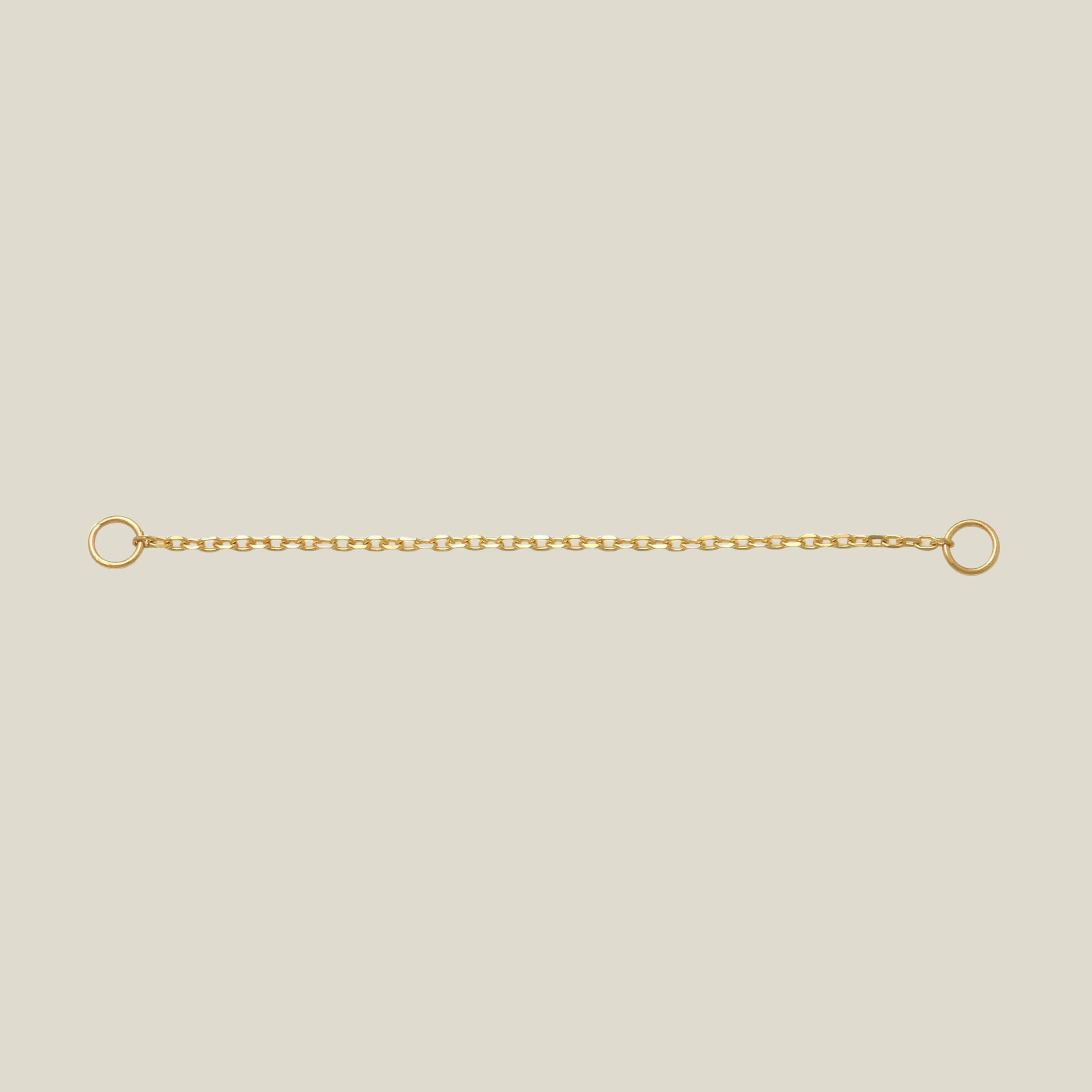 Solid Gold Extention Chain - Anygolds