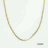 14K Solid Gold Necklace Chain - Anygolds