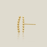 Beaded Climber Stud Earrings