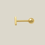 Mini Line Bar Stud - Anygolds