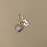 Diamond Gothic Initial Pendant