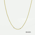 14K Solid Gold Necklace Chain - Anygolds