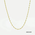 14K Solid Gold Necklace Chain - Anygolds
