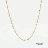 14K Solid Gold Necklace Chain - Anygolds
