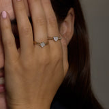 Clover Lab Grown Diamond Cable Ring