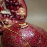 Anillo para el dedo del pie con diamantes 