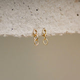 Triple Round Link Stud