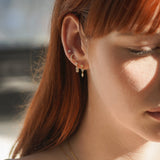 Princess Baguette Drop Stud