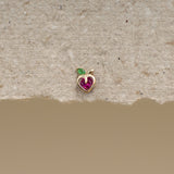 Apple Gem Stud