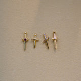 CZ Petite Dagger Stud