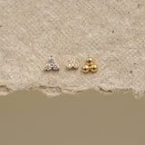 Trinity Lotus CZ Stud