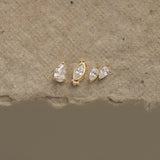Teardrop Stone Stud