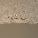 Eternity CZ Snake Stud