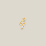 Rhombus CZ Nose Bone Stud - Anygolds