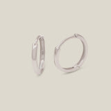 Plain Seamless Huggie Hoop Earrings - Anygolds