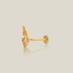 CZ Butterfly Wing Stud Piercing (Internal | External) - Anygolds