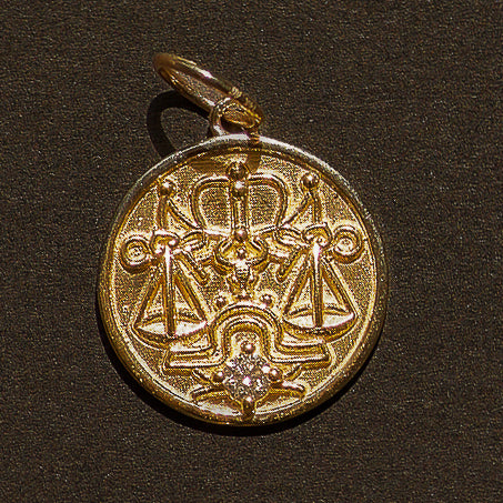 Diamond Zodiac Pendant